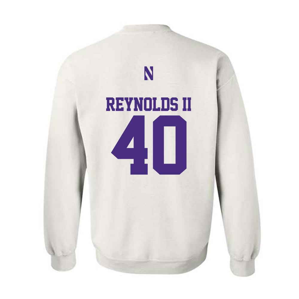 Northwestern - NCAA Football : Jason Reynolds II - Classic Shersey Crewneck Sweatshirt-1