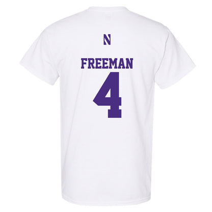 Northwestern - NCAA Women's Soccer : Camryn Freeman - Classic Shersey T-Shirt-1
