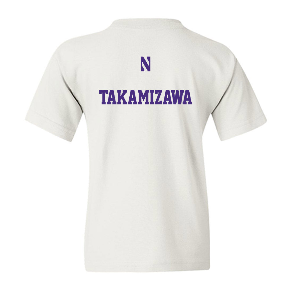 Northwestern - NCAA Women's Fencing : Yukari Takamizawa - Classic Shersey Youth T-Shirt-1