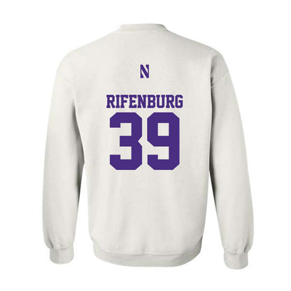 Northwestern - NCAA Baseball : Jake Rifenburg - Classic Shersey Crewneck Sweatshirt-1