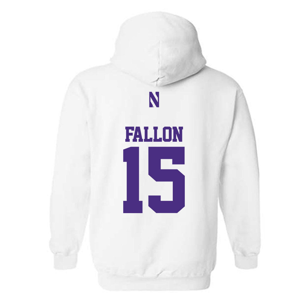 Northwestern - NCAA Women's Soccer : Alex Fallon - Classic Shersey Hooded Sweatshirt-1