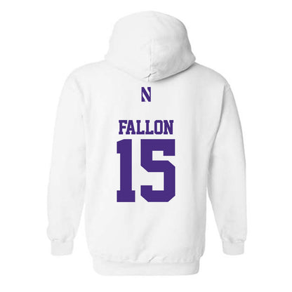 Northwestern - NCAA Women's Soccer : Alex Fallon - Classic Shersey Hooded Sweatshirt-1