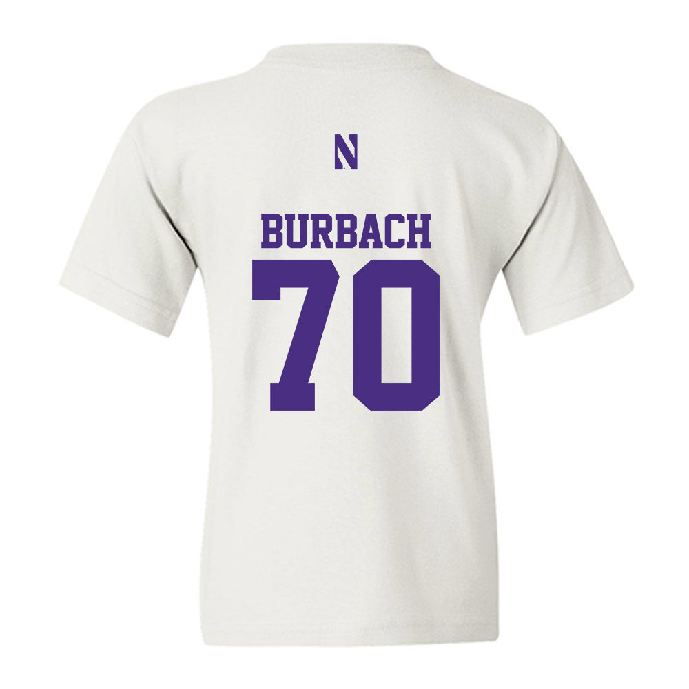Northwestern - NCAA Football : Leighton Burbach - Classic Shersey Youth T-Shirt-1