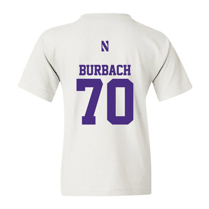 Northwestern - NCAA Football : Leighton Burbach - Classic Shersey Youth T-Shirt-1