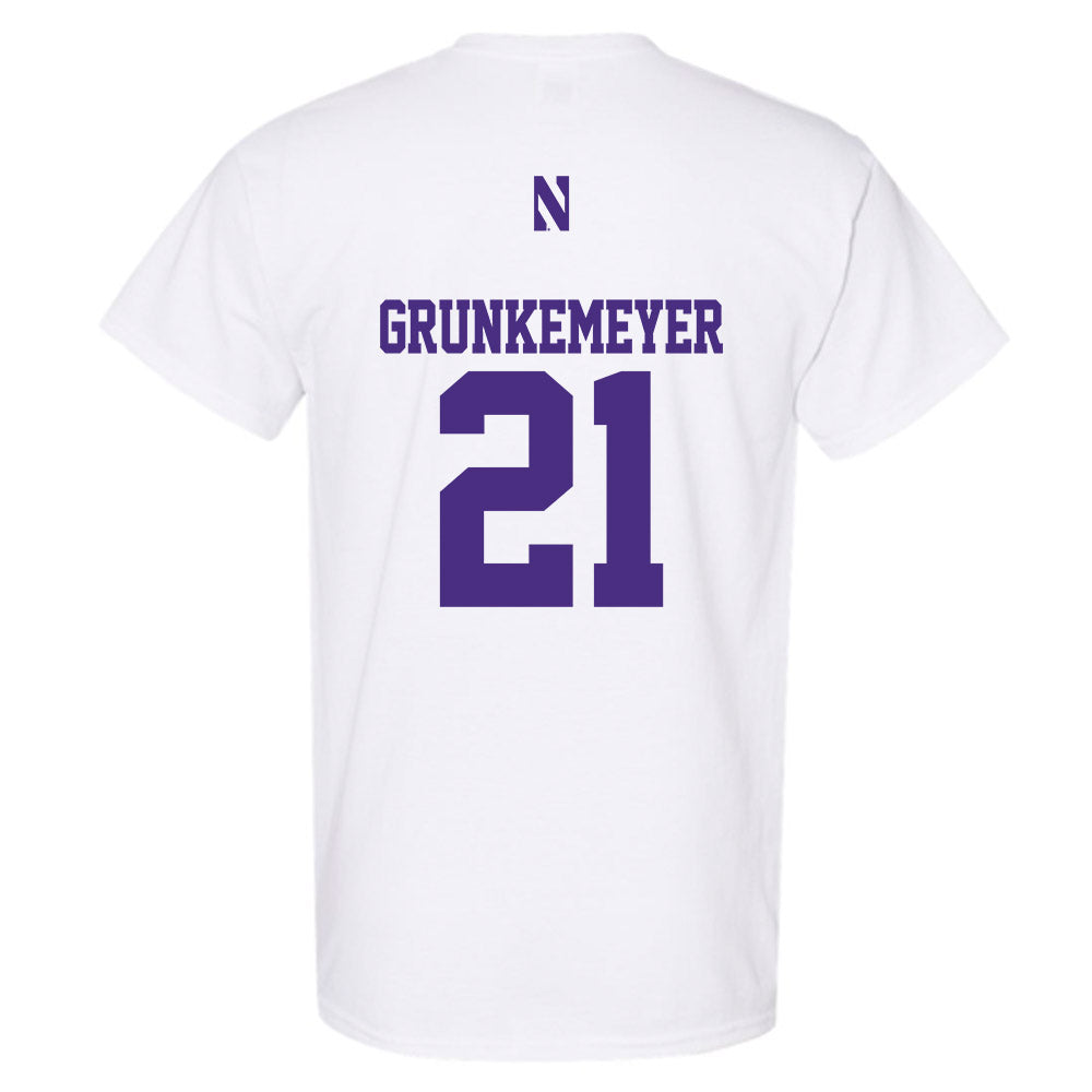 Northwestern - NCAA Baseball : Jack Grunkemeyer - Classic Shersey T-Shirt-1