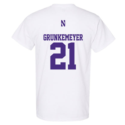 Northwestern - NCAA Baseball : Jack Grunkemeyer - Classic Shersey T-Shirt-1