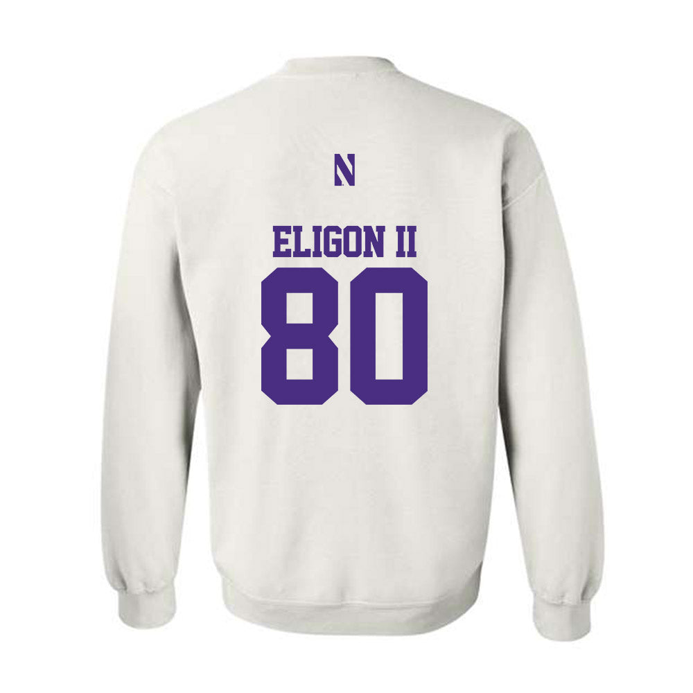 Northwestern - NCAA Football : Hayden Eligon II - Classic Shersey Crewneck Sweatshirt