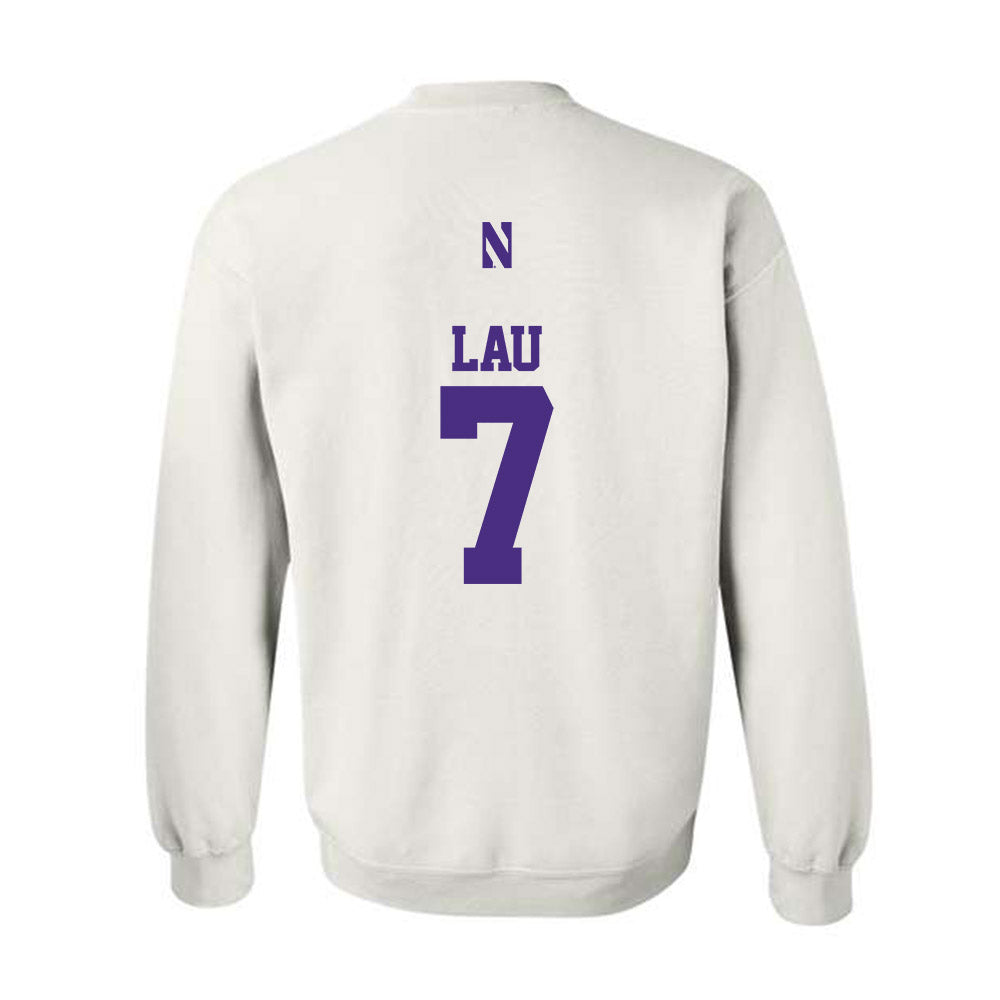 Northwestern - NCAA Women's Basketball : Caroline Lau - Classic Shersey Crewneck Sweatshirt-1