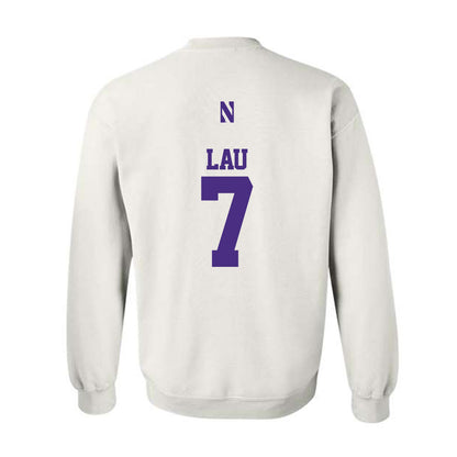 Northwestern - NCAA Women's Basketball : Caroline Lau - Classic Shersey Crewneck Sweatshirt-1