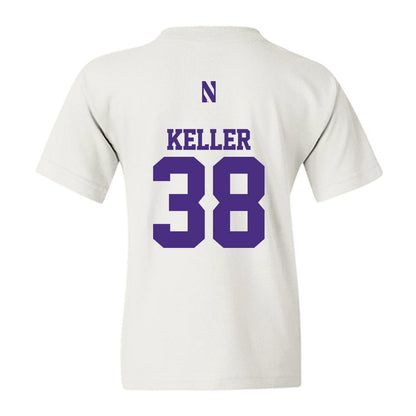 Northwestern - NCAA Women's Lacrosse : Kate Keller - Classic Shersey Youth T-Shirt-1