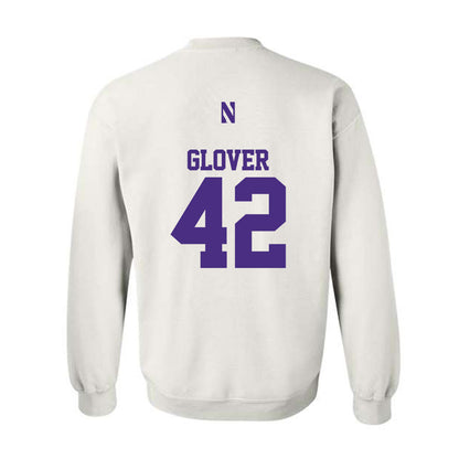 Northwestern - NCAA Football : Nigel Glover - Classic Shersey Crewneck Sweatshirt-1