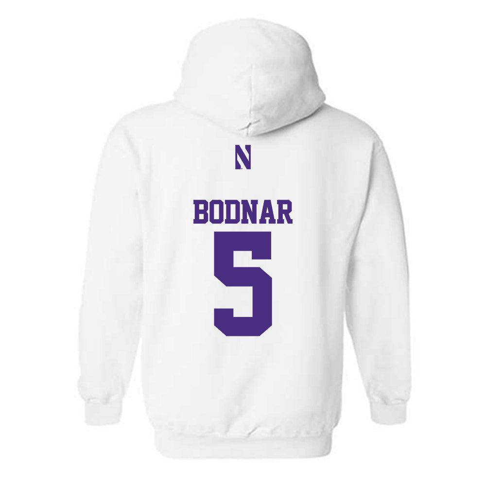 Northwestern - NCAA Women's Volleyball : Kaitlyn Bodnar - Classic Shersey Hooded Sweatshirt-1