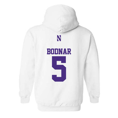 Northwestern - NCAA Women's Volleyball : Kaitlyn Bodnar - Classic Shersey Hooded Sweatshirt-1