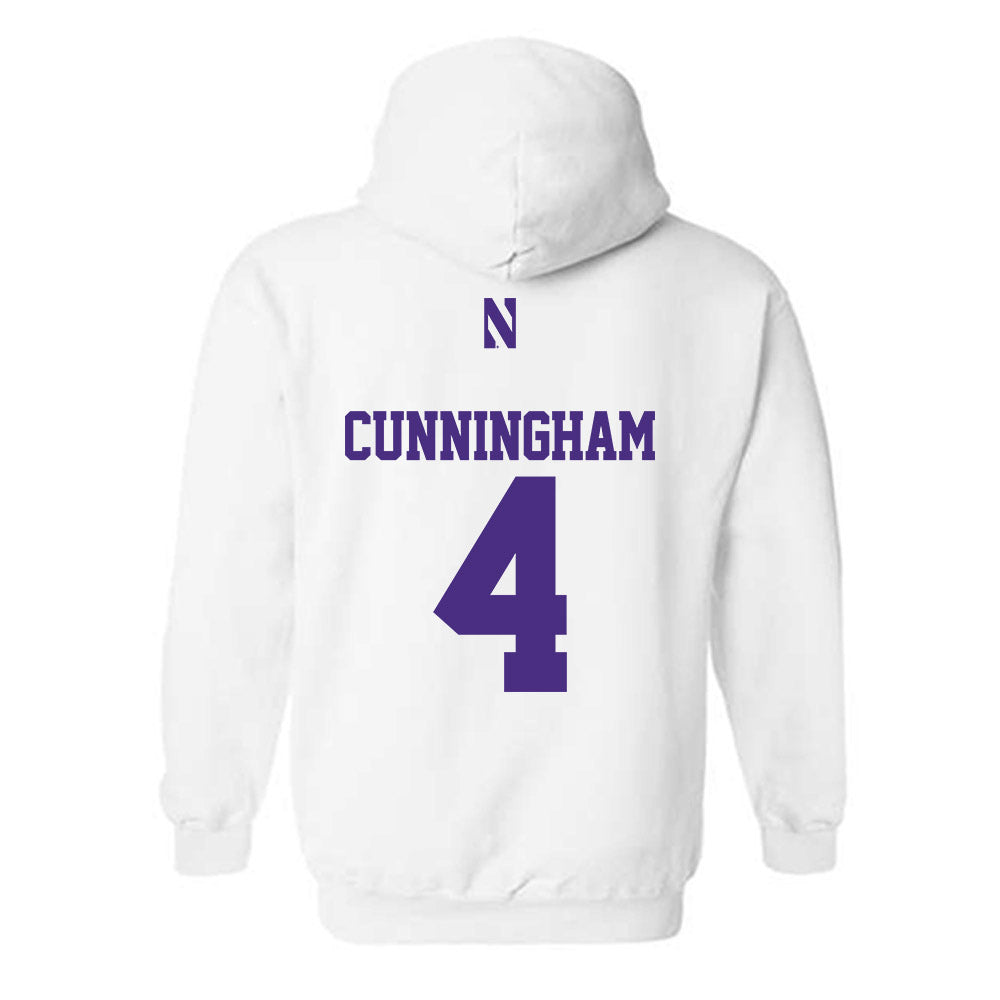Northwestern - NCAA Softball : Renae Cunningham - Classic Shersey Hooded Sweatshirt-1