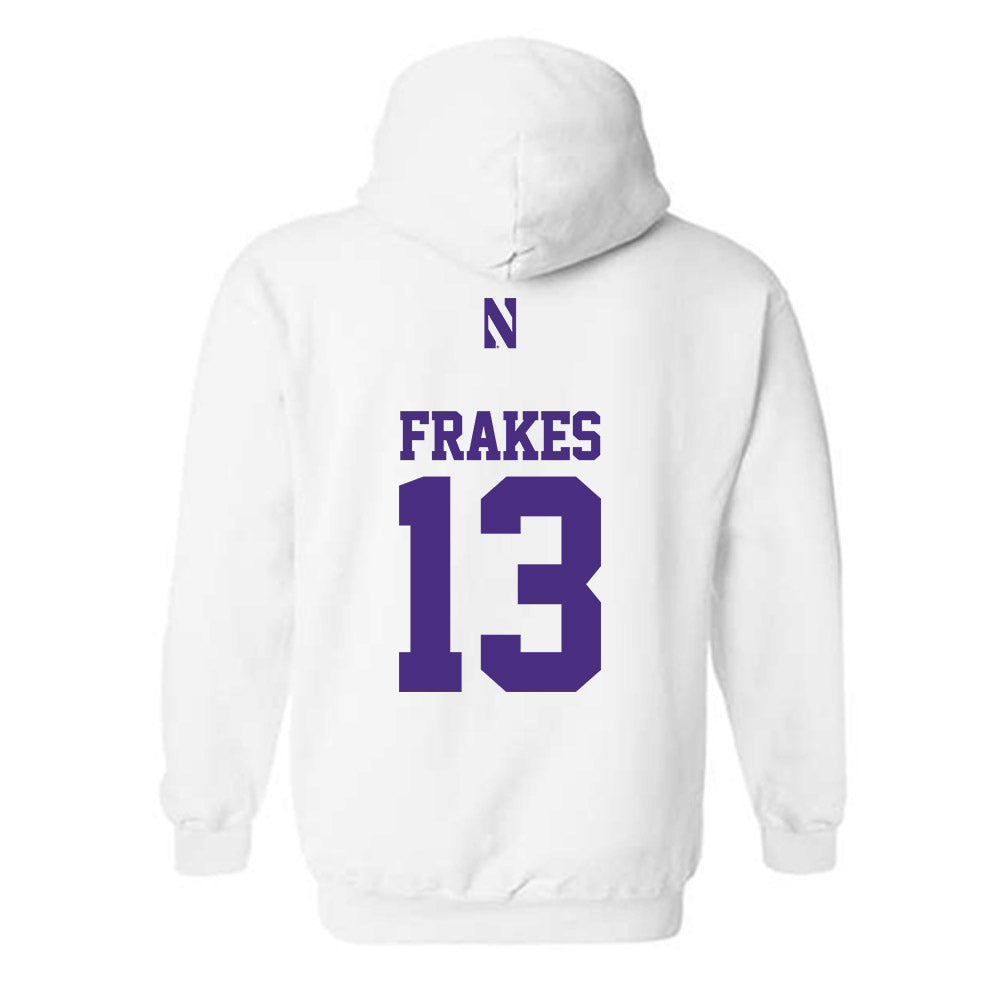 Northwestern - NCAA Football : Gavin Frakes - Classic Shersey Hooded Sweatshirt-1