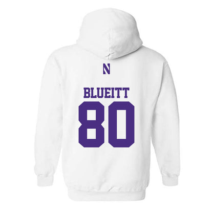 Northwestern - NCAA Football : Braden Blueitt - Classic Shersey Hooded Sweatshirt-1