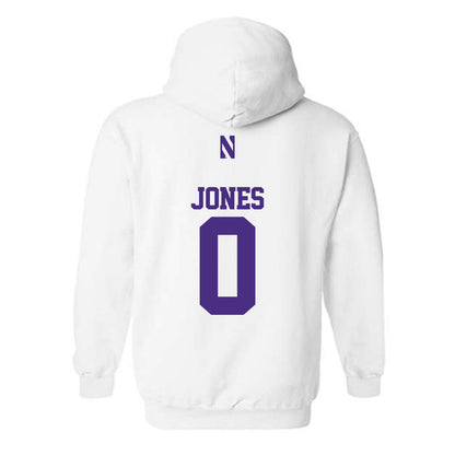 Northwestern - NCAA Football : Alijah Jones - Classic Shersey Hooded Sweatshirt-1