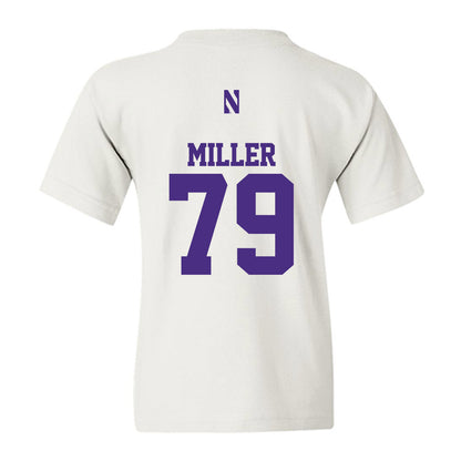 Northwestern - NCAA Football : Jacob Miller - Classic Shersey Youth T-Shirt-1