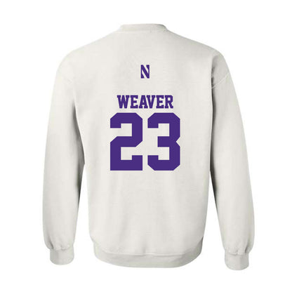 Northwestern - NCAA Baseball : Ryan Weaver - Classic Shersey Crewneck Sweatshirt-1