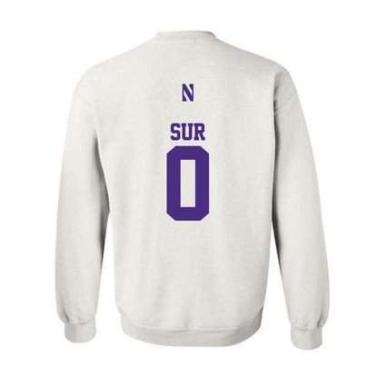 Northwestern - NCAA Football : Noah Sur - Classic Shersey Crewneck Sweatshirt-1