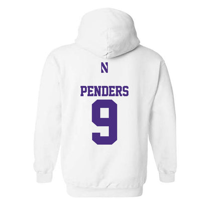 Northwestern - NCAA Men's Soccer : Toryn Penders - Classic Shersey Hooded Sweatshirt-1