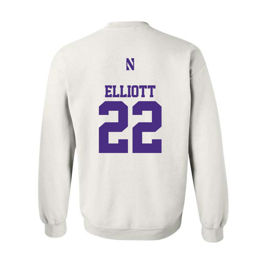 Northwestern - NCAA Women's Soccer : Olivia Elliott - Classic Shersey Crewneck Sweatshirt-1