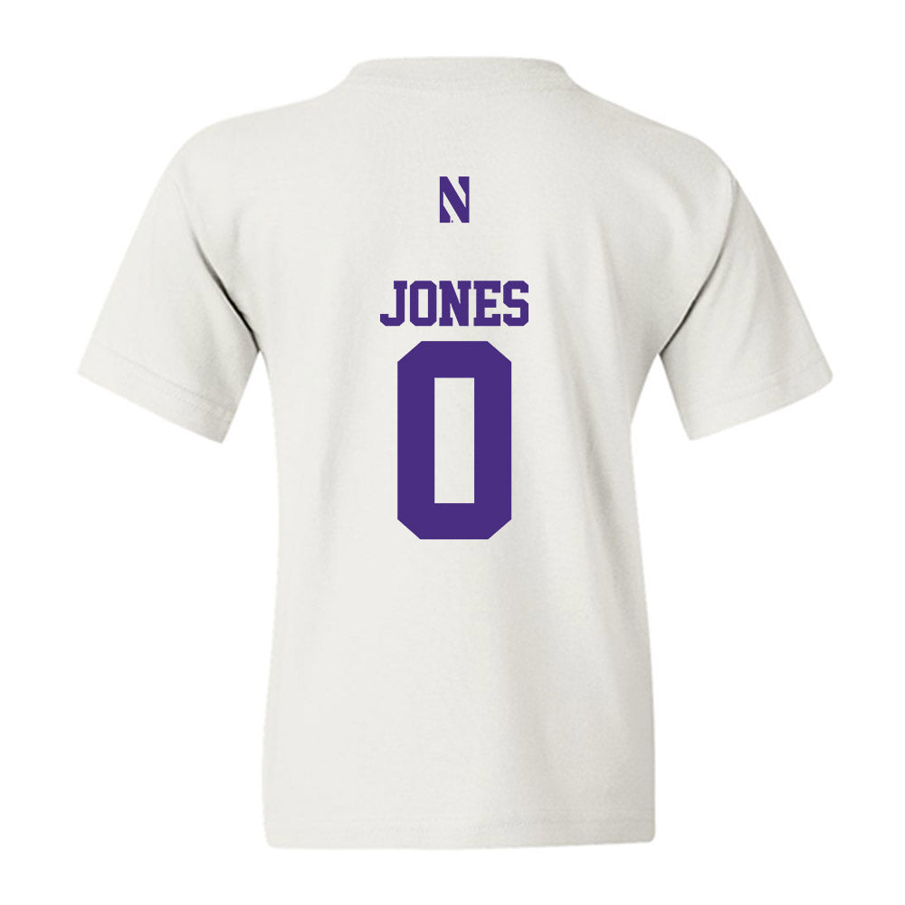 Northwestern - NCAA Football : Alijah Jones - Classic Shersey Youth T-Shirt-1