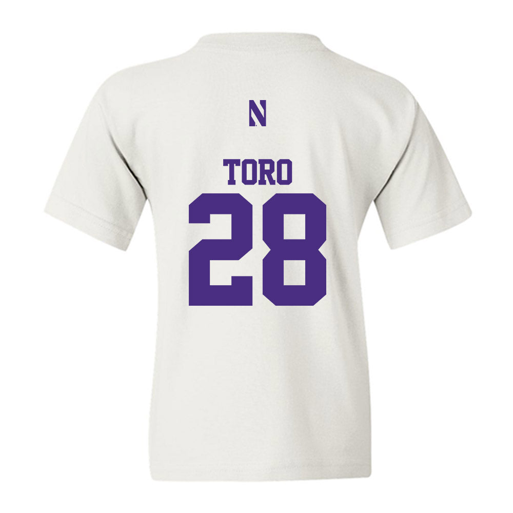 Northwestern - NCAA Men's Soccer : Luca Toro - Classic Shersey Youth T-Shirt-1