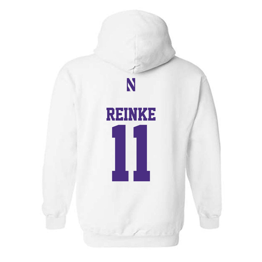 Northwestern - NCAA Football : Keaton Reinke - Classic Shersey Hooded Sweatshirt-1
