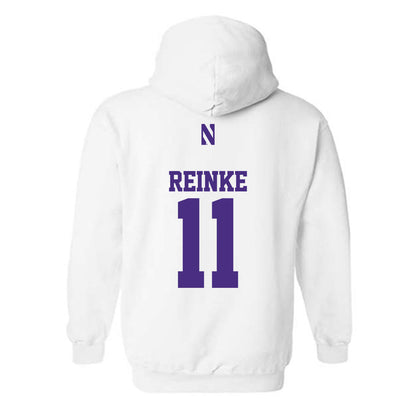 Northwestern - NCAA Football : Keaton Reinke - Classic Shersey Hooded Sweatshirt-1