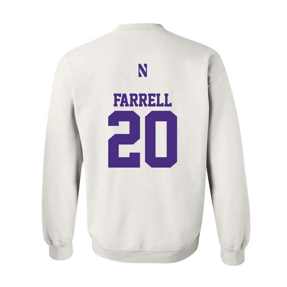 Northwestern - NCAA Football : Chase Farrell - Classic Shersey Crewneck Sweatshirt-1