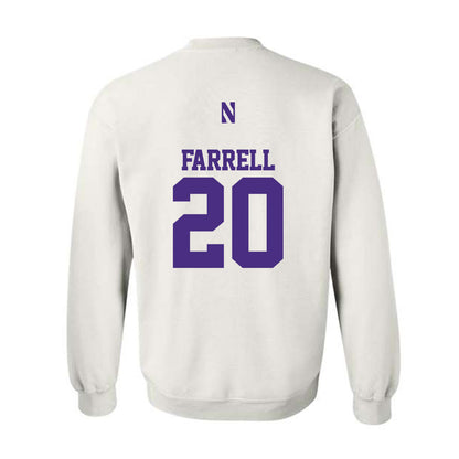 Northwestern - NCAA Football : Chase Farrell - Classic Shersey Crewneck Sweatshirt-1