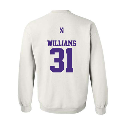 Northwestern - NCAA Football : Tito Williams - Classic Shersey Crewneck Sweatshirt-1