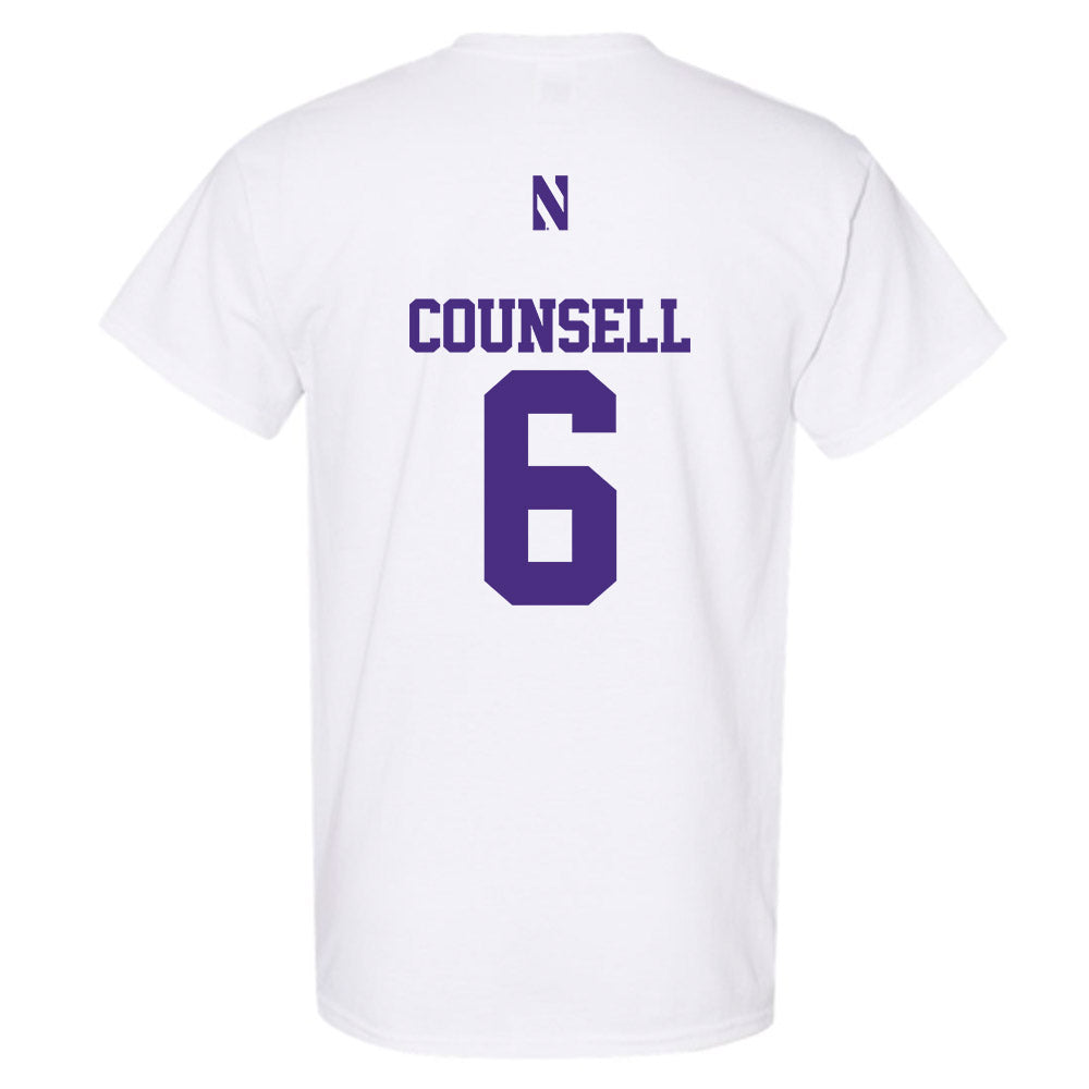 Northwestern - NCAA Baseball : Jack Counsell - Classic Shersey T-Shirt-1