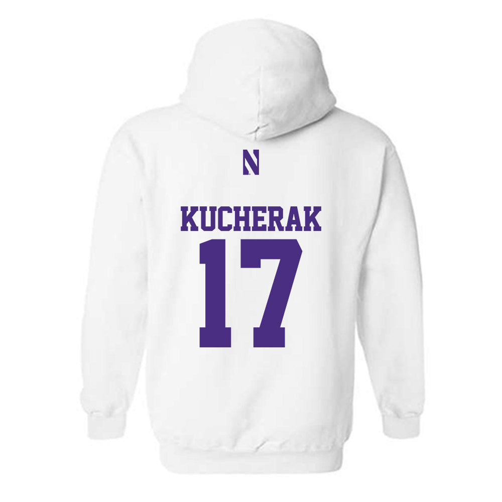 Northwestern - NCAA Baseball : Ryan Kucherak - Classic Shersey Hooded Sweatshirt-1