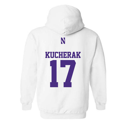 Northwestern - NCAA Baseball : Ryan Kucherak - Classic Shersey Hooded Sweatshirt-1