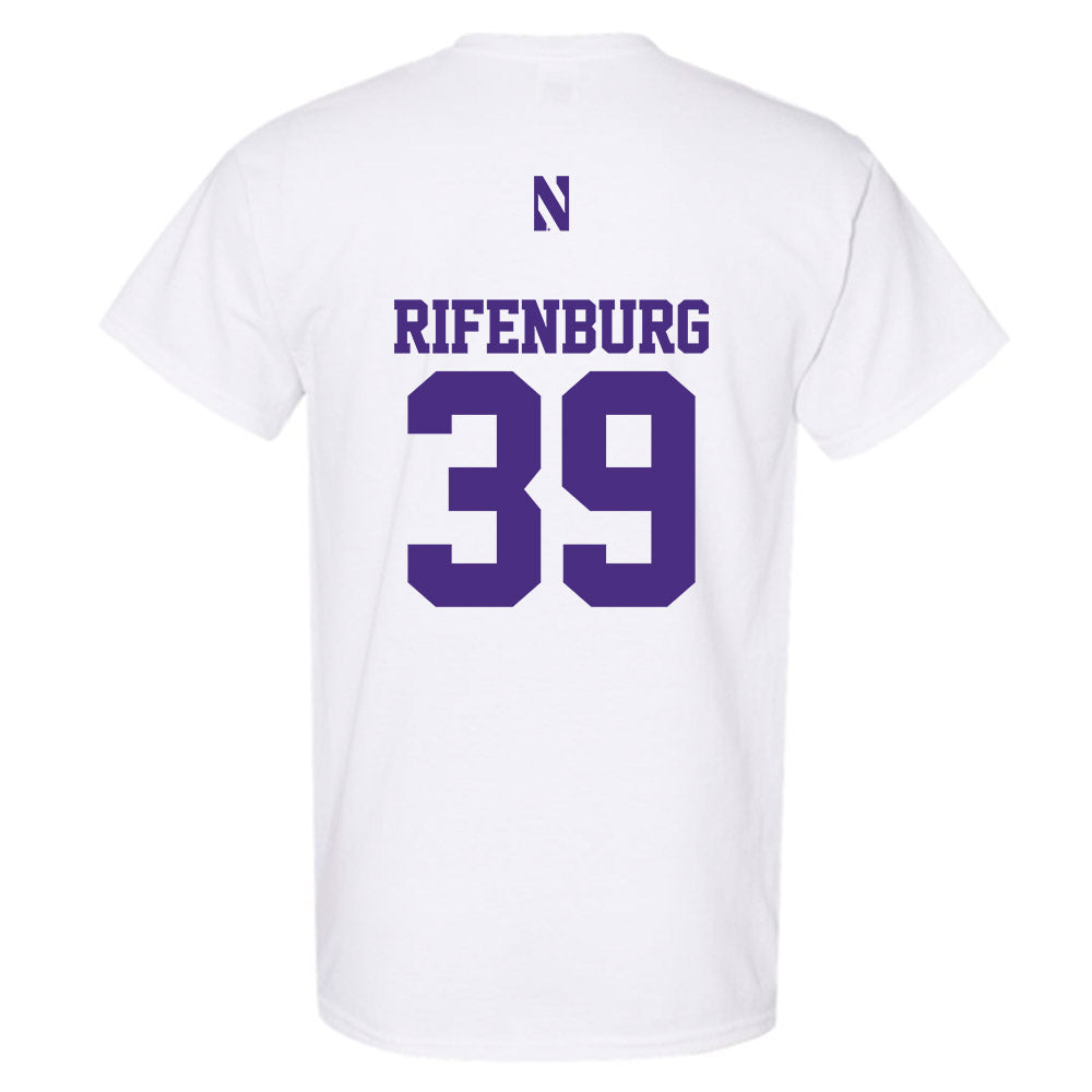 Northwestern - NCAA Baseball : Jake Rifenburg - Classic Shersey T-Shirt-1