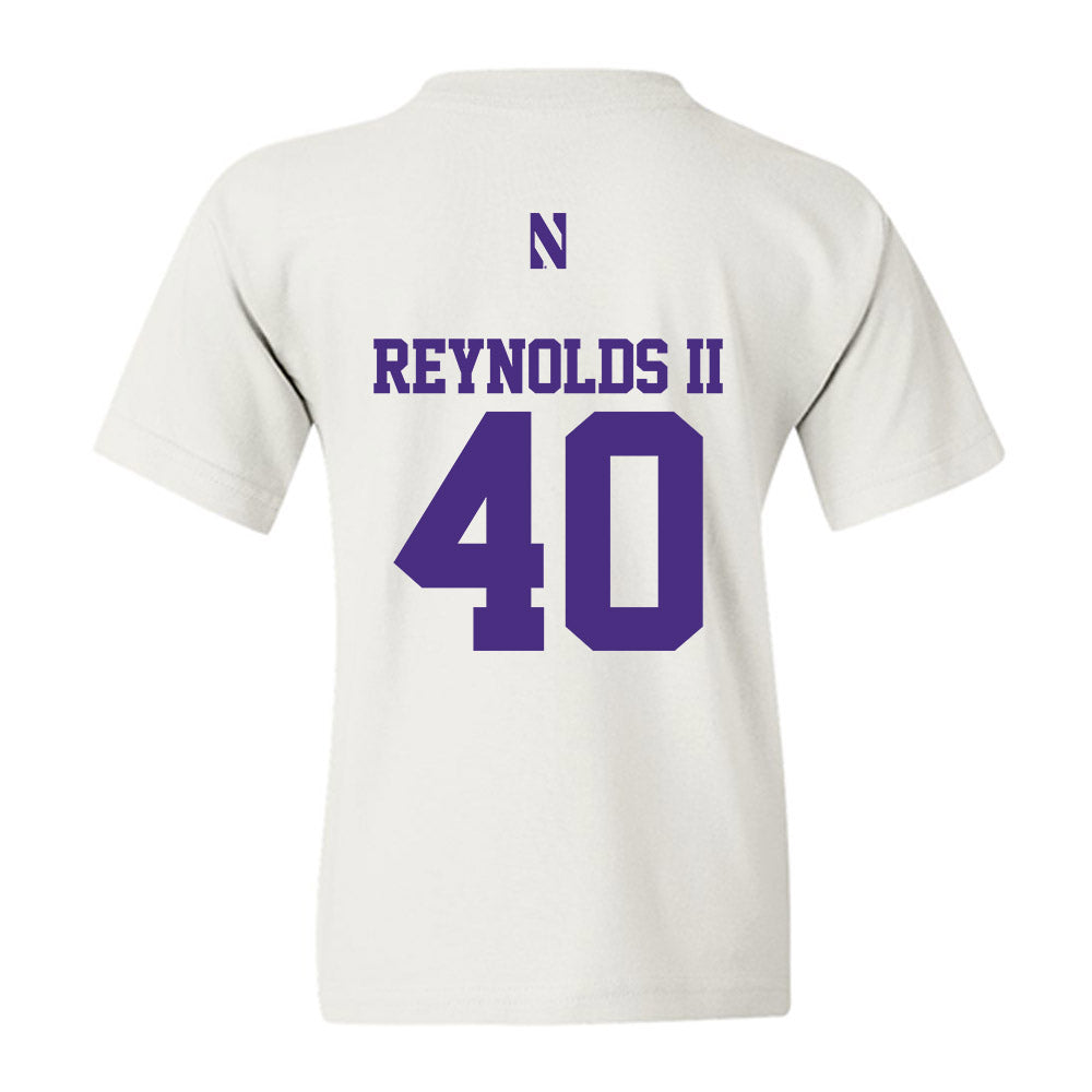 Northwestern - NCAA Football : Jason Reynolds II - Classic Shersey Youth T-Shirt-1