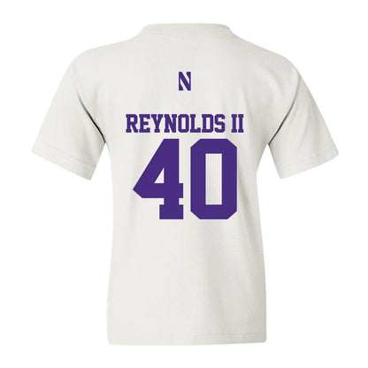 Northwestern - NCAA Football : Jason Reynolds II - Classic Shersey Youth T-Shirt-1