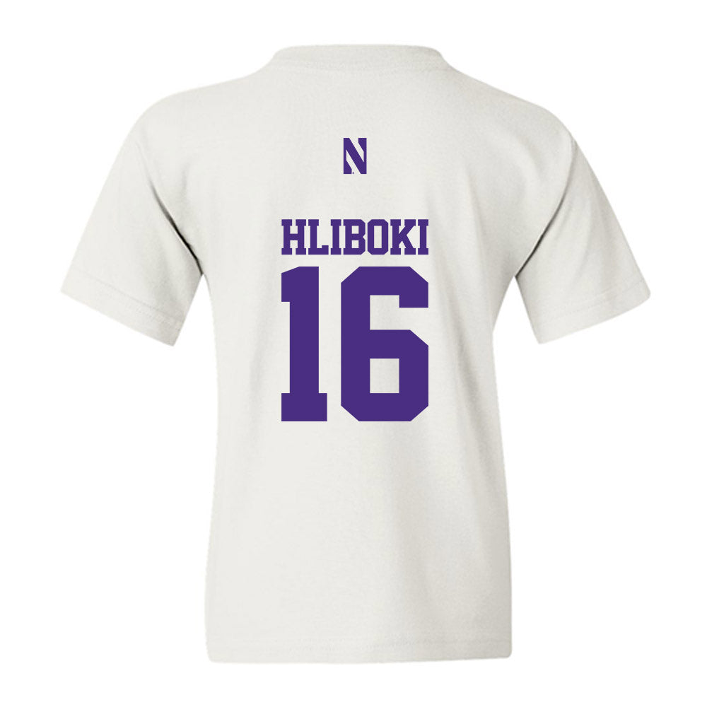 Northwestern - NCAA Baseball : Sam Hliboki - Classic Shersey Youth T-Shirt-1