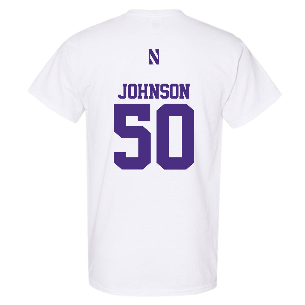 Northwestern - NCAA Football : Qayvier Johnson - Classic Shersey T-Shirt-1