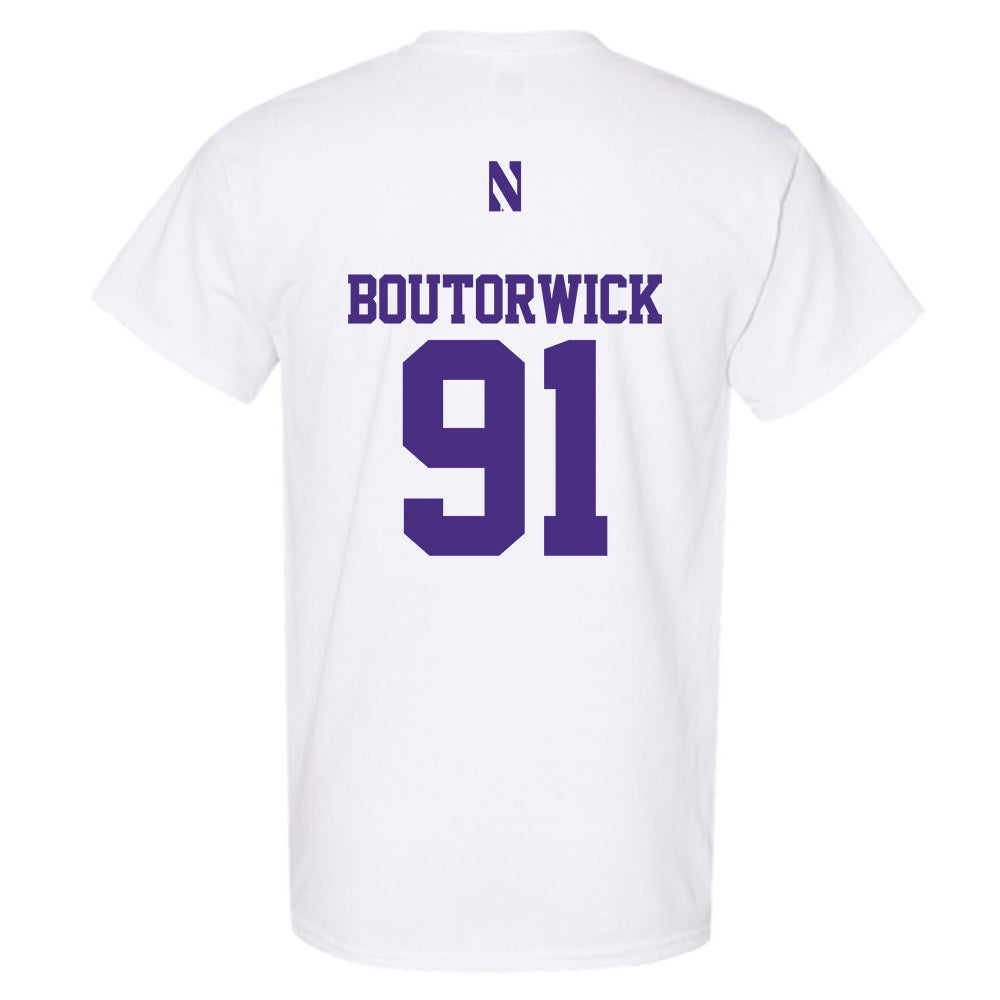 Northwestern - NCAA Football : Evan Boutorwick - Classic Shersey T-Shirt-1