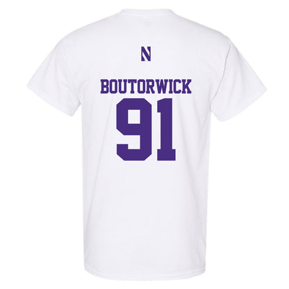 Northwestern - NCAA Football : Evan Boutorwick - Classic Shersey T-Shirt-1