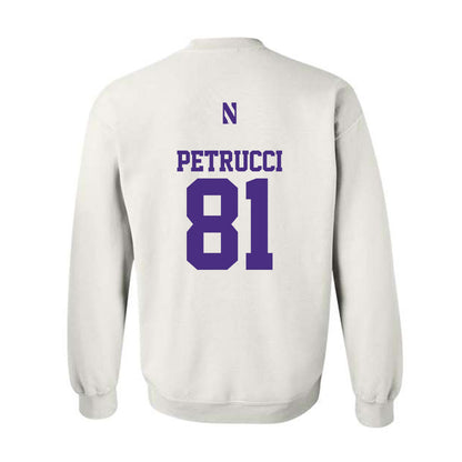 Northwestern - NCAA Football : Christopher Petrucci - Classic Shersey Crewneck Sweatshirt-1