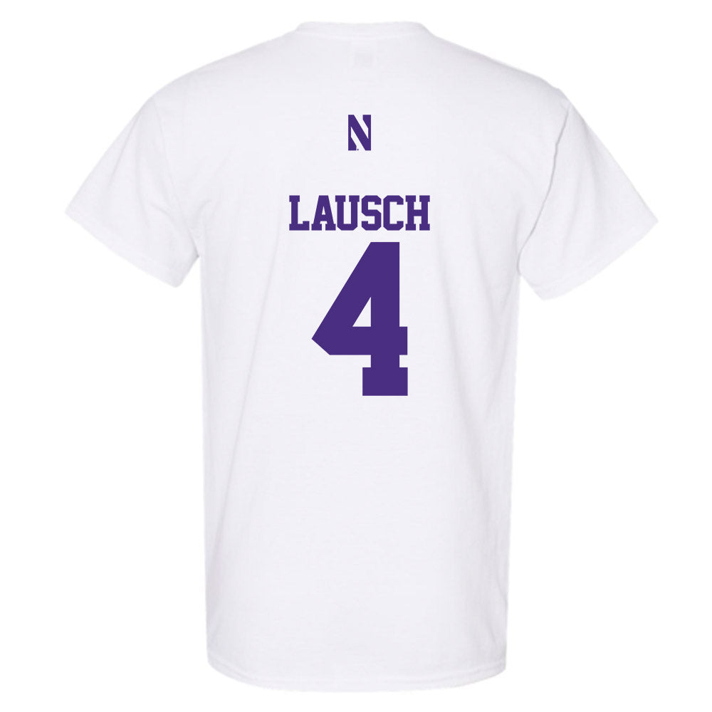 Northwestern - NCAA Baseball : Jack Lausch - Classic Shersey T-Shirt-1