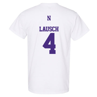 Northwestern - NCAA Baseball : Jack Lausch - Classic Shersey T-Shirt-1