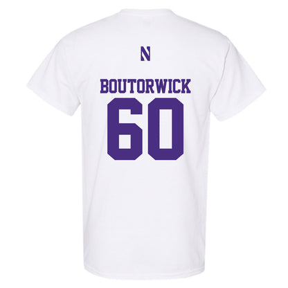 Northwestern - NCAA Football : Evan Boutorwick - Classic Shersey T-Shirt-1