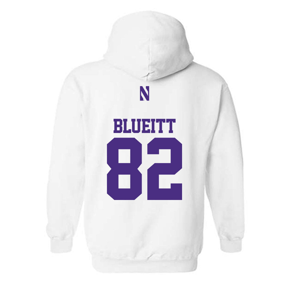 Northwestern - NCAA Football : Braden Blueitt - Classic Shersey Hooded Sweatshirt-1