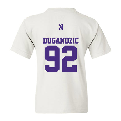 Northwestern - NCAA Football : Nikola Dugandzic - Classic Shersey Youth T-Shirt-1