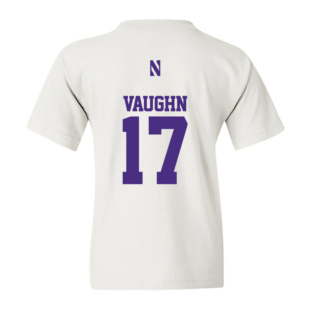 Northwestern - NCAA Football : Jaden Vaughn - Classic Shersey Youth T-Shirt-1